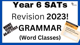 Year 6 SATs Grammar Revision Lesson 1  Word Classes [upl. by Adnertal]