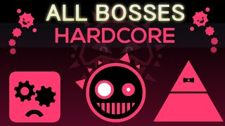 Just Shapes amp Beats  Hardcore  All Bosses S Rank [upl. by Ellienad]