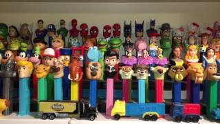 My PEZ dispenser collection [upl. by Llatsyrc]