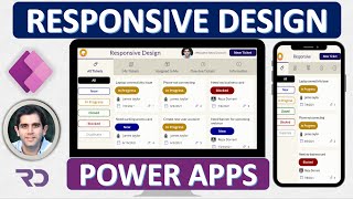 How to build Responsive Power Apps  Responsive Layouts Tabs Galleries amp Forms [upl. by Nangatrad425]