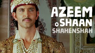 Jodhaa Akbar  Azeem o Shaan Shahenshah Lyrics  Ar Rahman  Lyric [upl. by Adnovay]