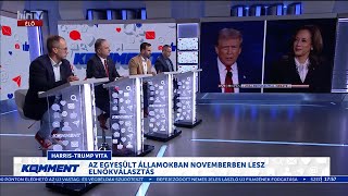 Komment  Ki nyerte az amerikai elnökjelölti vitát 20240911  HÍR TV [upl. by Zedekiah]