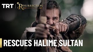 Ertugrul rescues Halime Sultan  Season 1 [upl. by Atlee157]