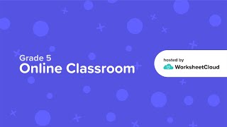 Grade 5  English  Comprehension  WorksheetCloud Video Lesson [upl. by Chinua]