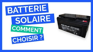 Batterie Solaire  Tout ce Qu’il Faut Savoir GUIDE COMPLET [upl. by Noterb979]