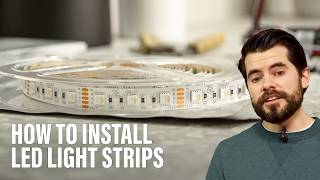 How to Install LED Light Strips [upl. by Aicercul]