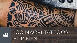 100 Maori Tattoos For Men [upl. by Misab]