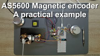 AS5600 Magnetic encoder  A practical example [upl. by Tiena]