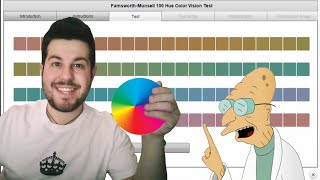 Farnsworth  Munsell Color Vision Test  Sub  ENG [upl. by Myo782]