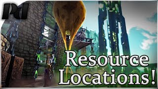 Extinction World Tour  Dino Spawn Locations and Hidden Titan Caves ARK Survival Evolved [upl. by Latnahs740]