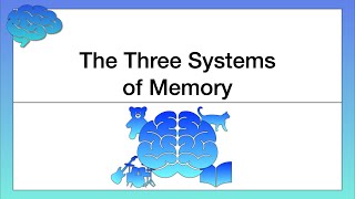 The Three Systems of Memory [upl. by Bonnibelle]