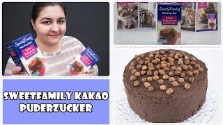 SweetFamily Kakao Puderzucker  Schokotorte  Susi und Kay Projekte [upl. by Eremehc599]