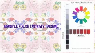 Munsell Color Exercises Tutorial [upl. by Oicneserc]