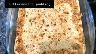 Butterscotch Pudding Recipe  Bread pudding [upl. by Eesdnil]