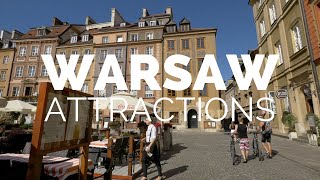 10 Top Tourist Attractions in Warsaw [upl. by Mueller]