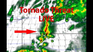 KansasNebraska Tornado Threat  Live As It Happened [upl. by Anaz]