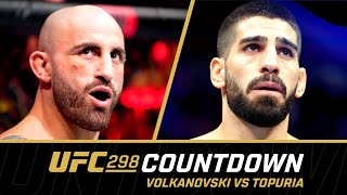 UFC 298 Countdown  Volkanovski vs Topuria  Main Event Feature [upl. by Anelem]