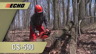 ECHO Timber Wolf CS590 Gas Chainsaw Overview [upl. by Cedar7]