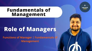 Fundamentals of Management  Functions of Manager [upl. by Amian]