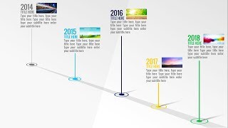 Animated PowerPoint Timeline Slide Design Tutorial [upl. by Strepphon]