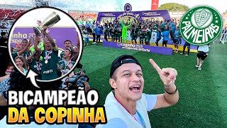 PALMEIRAS BICAMPEÃO DA COPINHA COM MC DANIEL Assisti dentro do campo Emocionante [upl. by Introk]