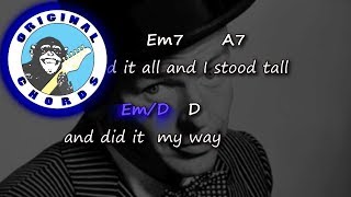 Frank Sinatra  My Way  Chords amp Lyrics [upl. by Brigg]