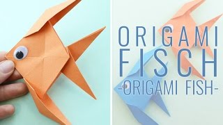 Origami Fisch falten  origami fish  Anleitung  Talude [upl. by Eciral]