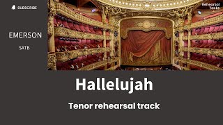 Hallelujah Leonard Cohen Roger Emerson SATB Tenor rehearsal track [upl. by Rist313]