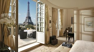 SHANGRILA PARIS  Best luxury hotel in Paris full tour in 4K [upl. by Iniffit]