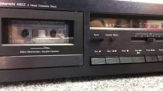 Nakamichi 480Z Cassette Deck [upl. by Baerl]