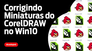 Corrigir Visualização de Miniaturas do CorelDRAW no Windows 10 [upl. by Marve]