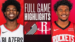 TRAIL BLAZERS at ROCKETS  FULL GAME HIGHLIGHTS  March 25 2024 [upl. by Sadira]