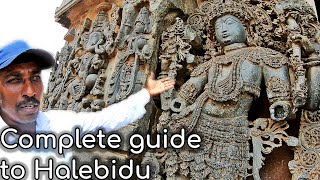 Halebidu Hoysalesvara Temple UNESCO World Heritage wth guide Hassan Karnataka Hoysala Temple Tourism [upl. by Icul]