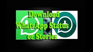 How to Download WhatsApp Story or Status Using Status Saver App [upl. by Esela392]