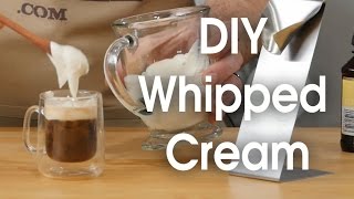 DIY whipped cream in 60 seconds [upl. by Osher]