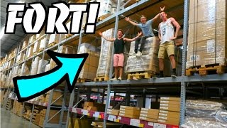 EPIC FORT IN IKEA RAFTERS [upl. by Revlis]