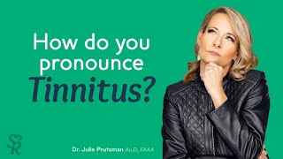 How do you pronounce tinnitus [upl. by Merwin106]