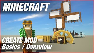 Create Mod Basics  Minecraft [upl. by Riffle80]