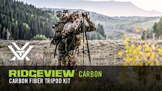 Vortex® Ridgeview™ Carbon Fiber Tripod  Product Overview [upl. by Ynwat]