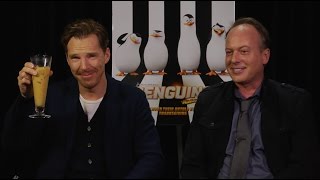 Benedict Cumberbatch Interview with Tom McGrath The Penguins of Madagascar [upl. by Irma662]