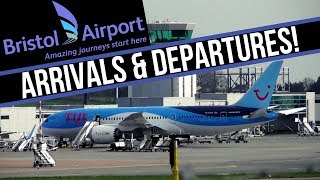 BRISTOL AIRPORT  ARRIVALS amp DEPARTURES [upl. by Madelyn]