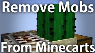 Minecraft  Simple Minecart Ejector Tutorial [upl. by Geiss]