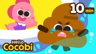 Poop Fart Song  More Bath Songs  Toilet Potty Training Song  Kids Songs  Hello Cocobi [upl. by Simonetta395]