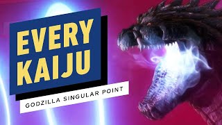 Every Kaiju in Godzilla Singular Point [upl. by Doralynn]