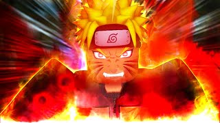 Awakening my 9 TAILS Jinchuriki Cloak in Naruto Roblox [upl. by Egreog]