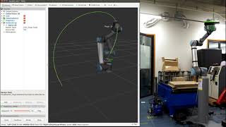 ROS MoveIt Practice  Cartesian Paths [upl. by Annay]