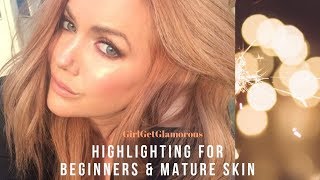 Highlighting 101  Beginner  Mature Skin Tutorial [upl. by Catharina755]