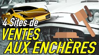 🚗 VENTE AUX ENCHÈRES  🚗 4 sites pour acheter ces voitures [upl. by Arluene]