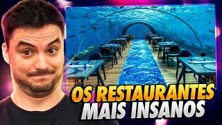 RESTAURANTES mais INSANOS do mundo [upl. by Ettelegna]