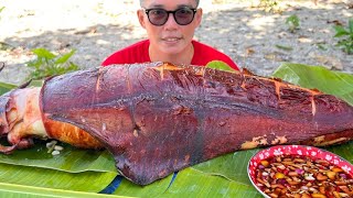 Inihaw na Malaking Squid Mukbang  Filipino Food Mukbang Philippines [upl. by Masson369]